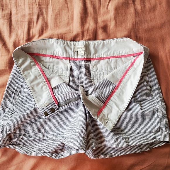 J Crew Seersucker City Fit Shorts - Picture 3 of 8